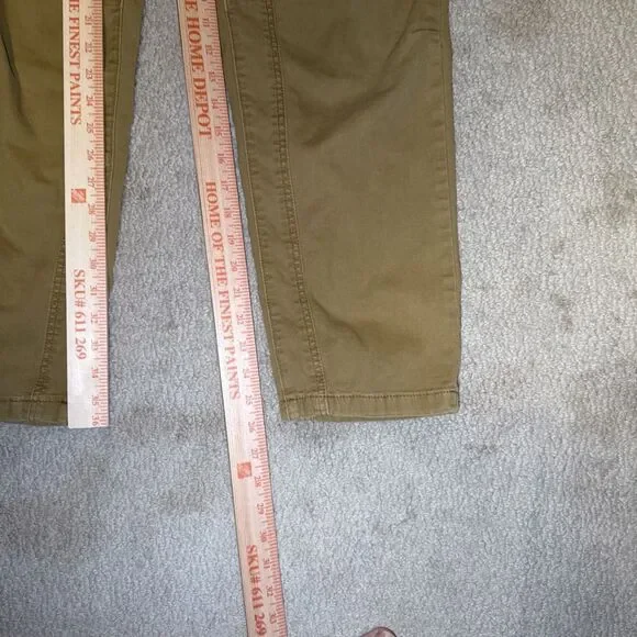 Anthropology Pilcro The Wanderer Straight Leg Pants Utility Cargo Tan | Wmn's 29 - Picture 10 of 12